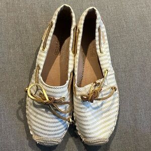 ♻️Sperry Katama Breton Striped Espadrilles